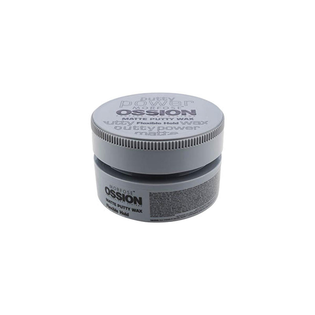 Morfose Ossion Matte Finish Hair Putty Wax for Men and Women - 3.38 fl oz, Water-Based, Flexible Hold