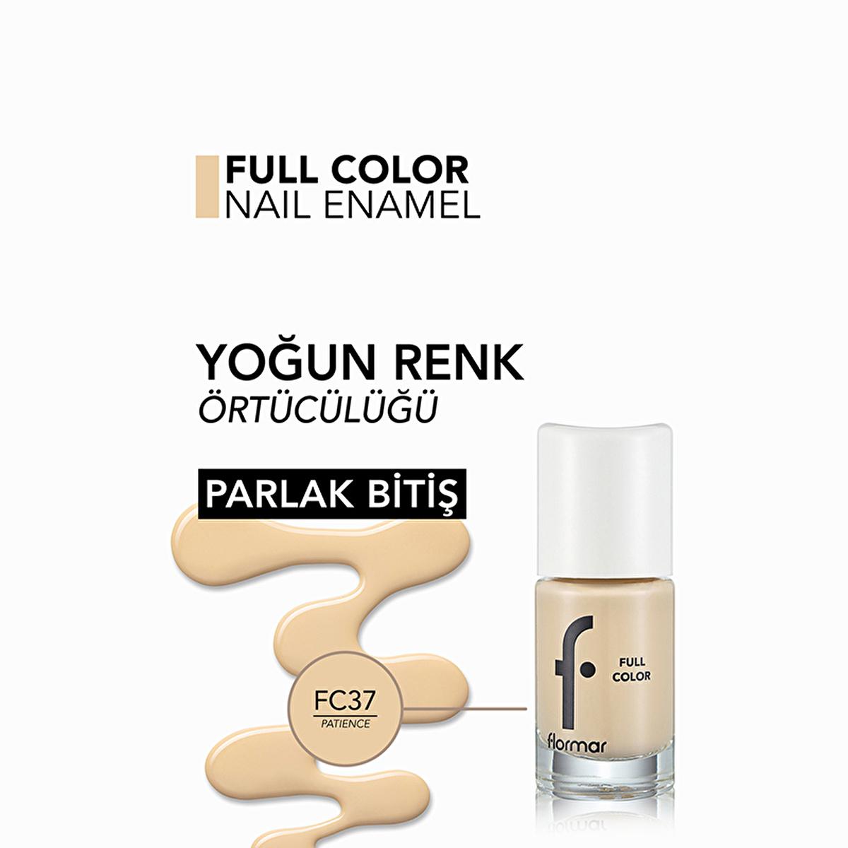 Flormar Full Color High Pigment Nail Polish - Long Lasting Color