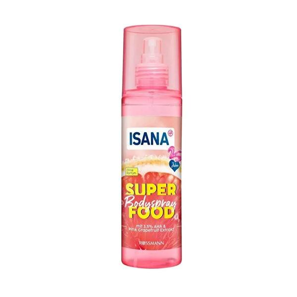 Isana Natural Body Spray with Pink Grapefruit - Vegan, Microplastic-Free, Dermatologically Tested - 6.76 fl oz