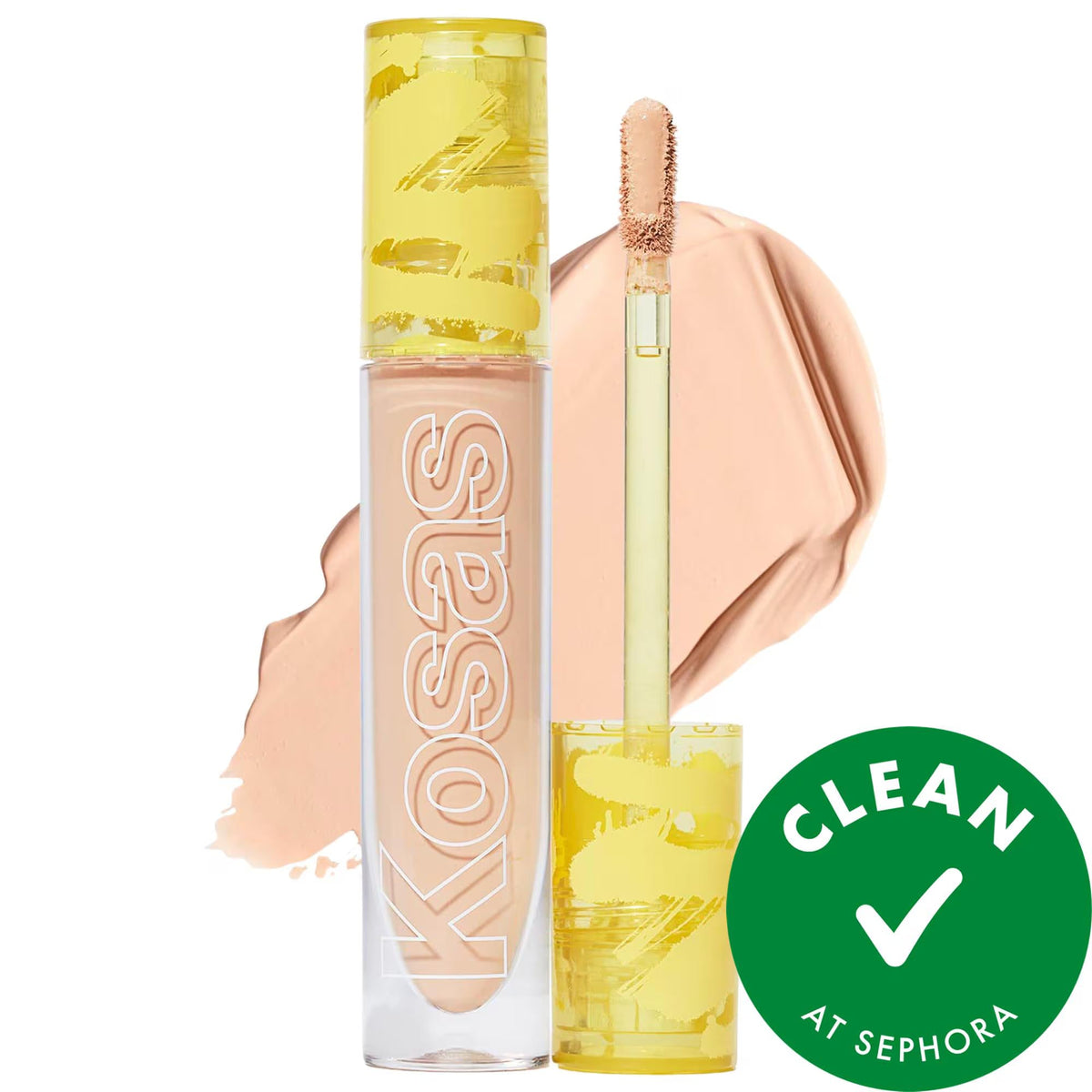 Revealer Creamy Brightening Concealer: Caffeine & Hyaluronic Acid for Dark Circles, Vegan, Cruelty-Free, Radiant Finish