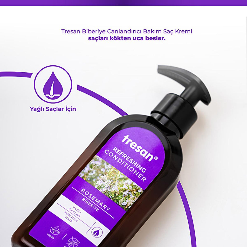 Tresan Sulfate-Free Rosemary Hair Conditioner for Nourished Hair - 300ml