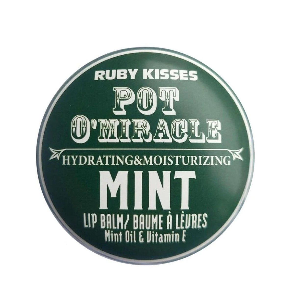 Ruby Kisses Pot O'Miracle Cooling Mint Lip Revitalizer 10g
