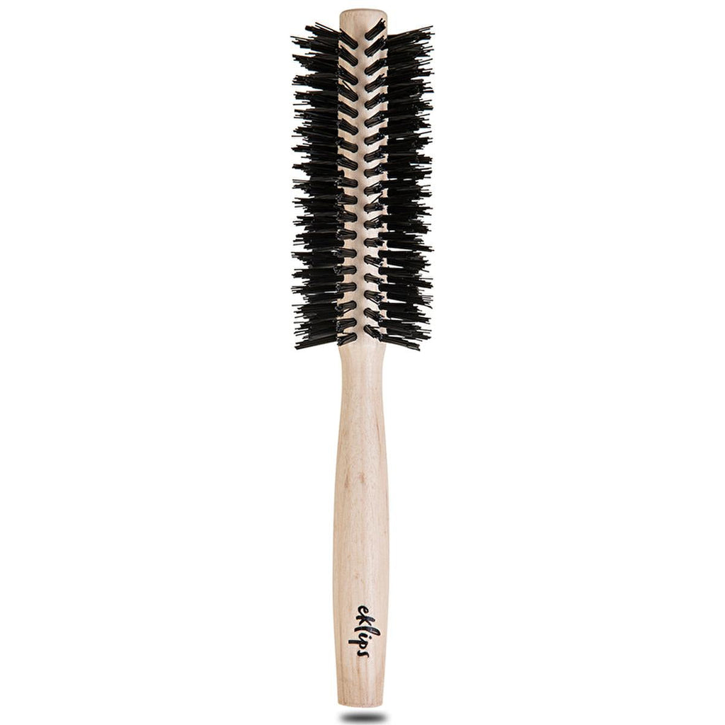 Eklips Natural Hair Brush for Blow-Drying & Styling - Gentle, Ergonomic, Professional Hair Care Tool