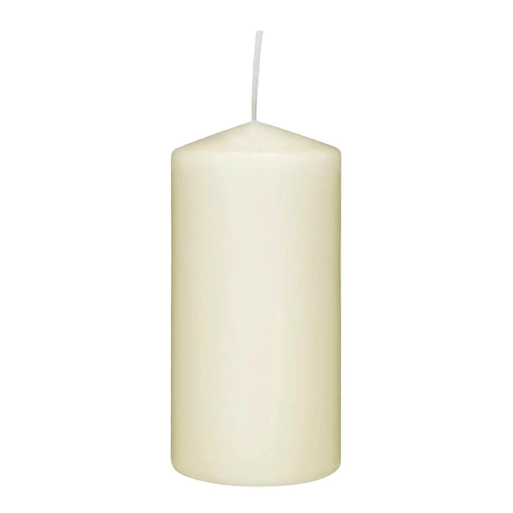 Rubin Licht Champagne Pillar Candle for Home Decor 120x60mm