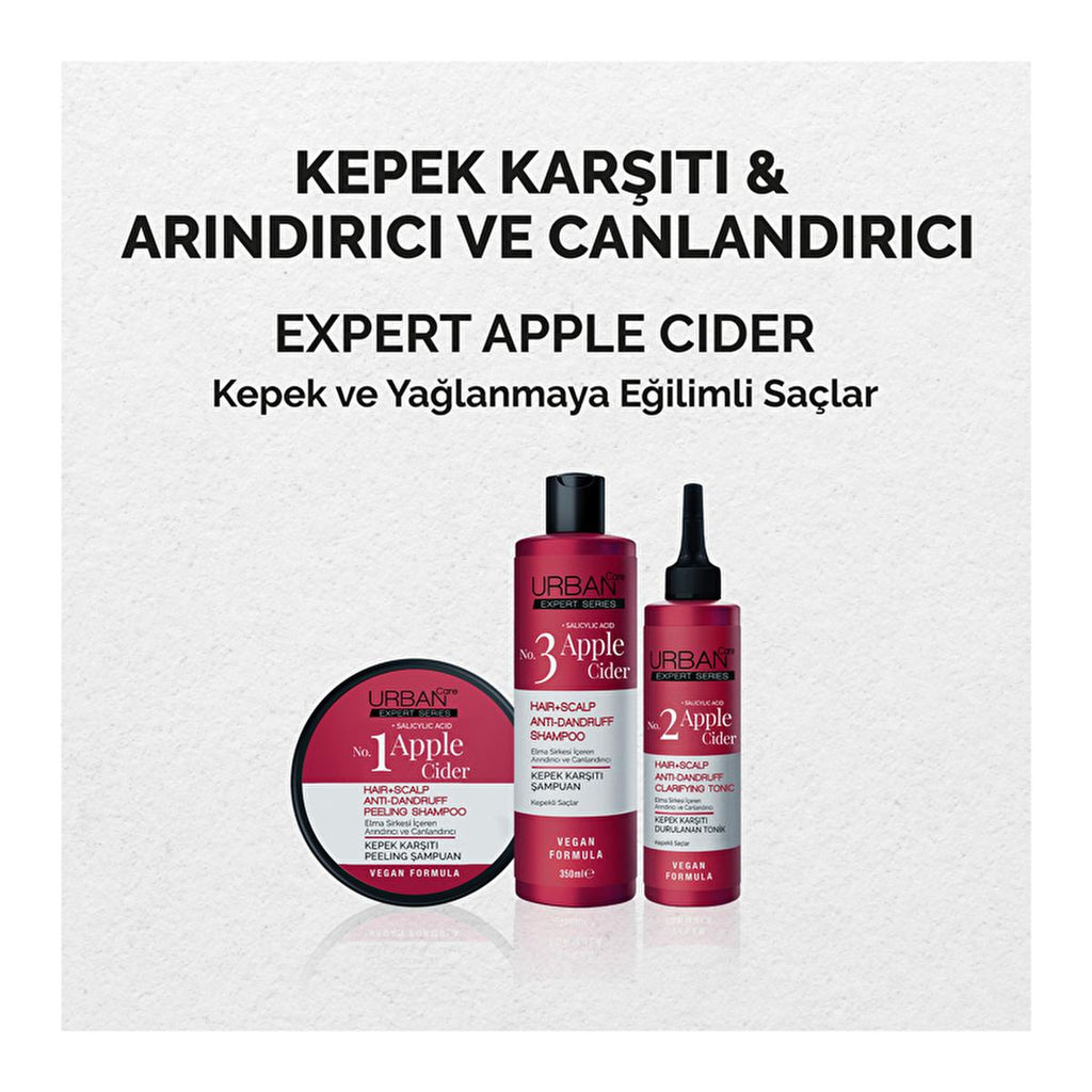 Urban Care Anti-Dandruff Hair Tonic with Apple Cider Vinegar & Salicylic Acid - Vegan, Natural Scalp Treatment