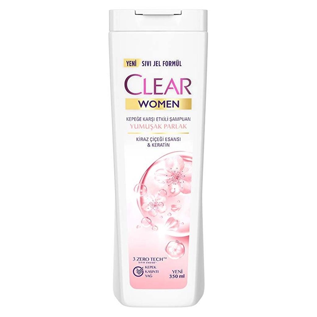 Clear Women Soft & Shiny Cherry Blossom Shampoo 350 ml