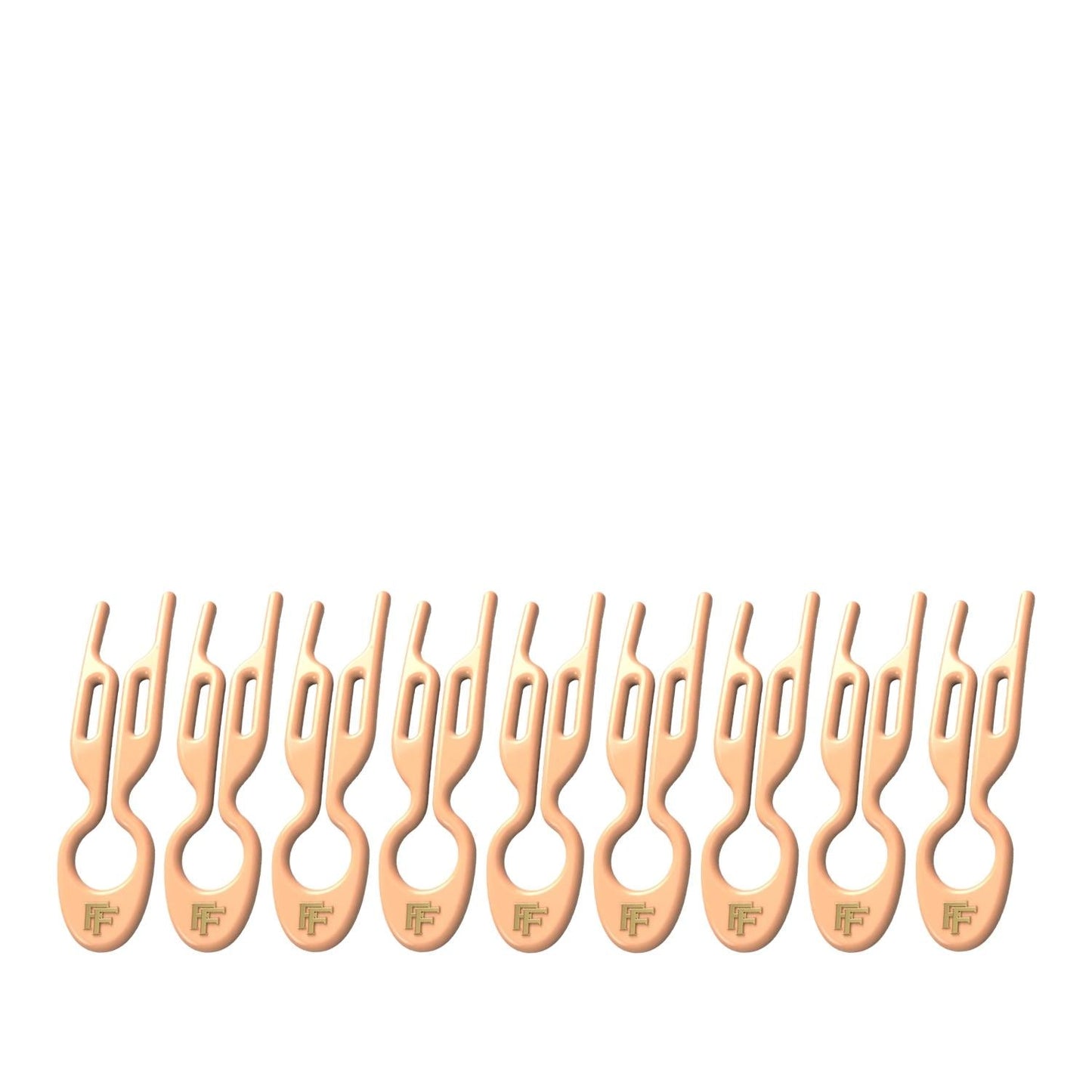 Fiona Franchimon No. 1 Hairpins in Peach Fuzz 9-Pack