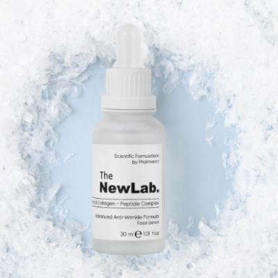 The NewLab Anti-Aging Facial Serum - Vegan, Hyaluronic Acid & Plant-Based Collagen for Fine Lines & Wrinkles Reduction