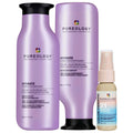 Pureology Hydrate & Color Fanatic Hair Care Set: Intense Hydration, Heat Protection, Enhances Shine - Sulfate-Free, Vegan for Dry & Color-Treated Hair