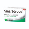 Smartdrops Herbal Lozenges with Eucalyptus, Mint & Thyme - Natural Throat Relief & Comfort