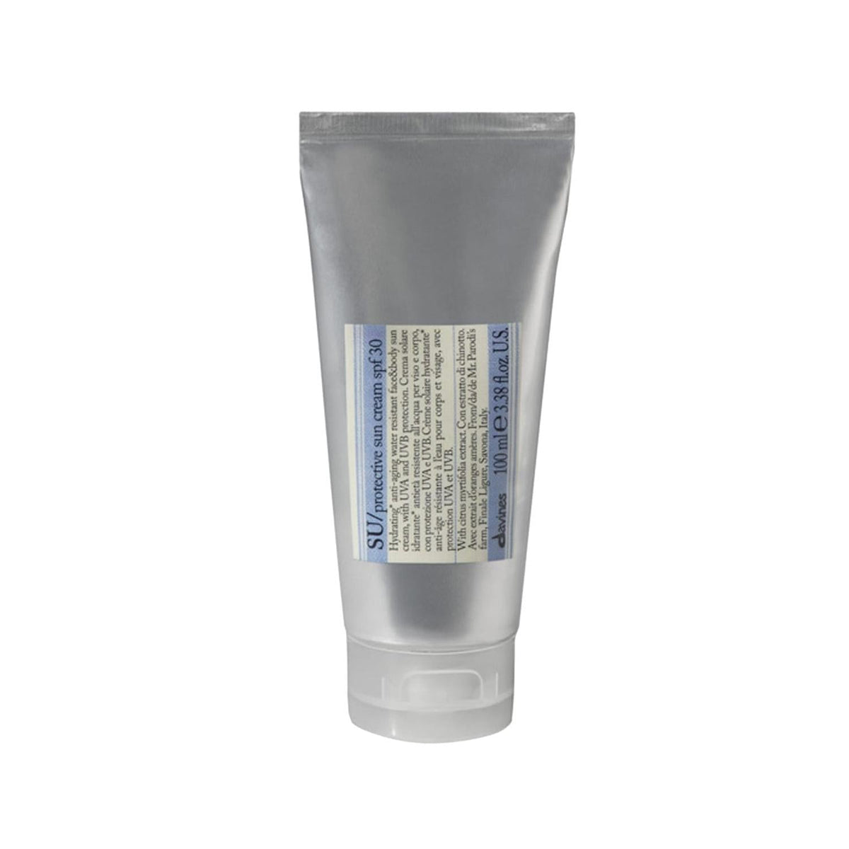 Davines Sunscreen Cream SPF 30 - Protective Sun Cream for Skin Health