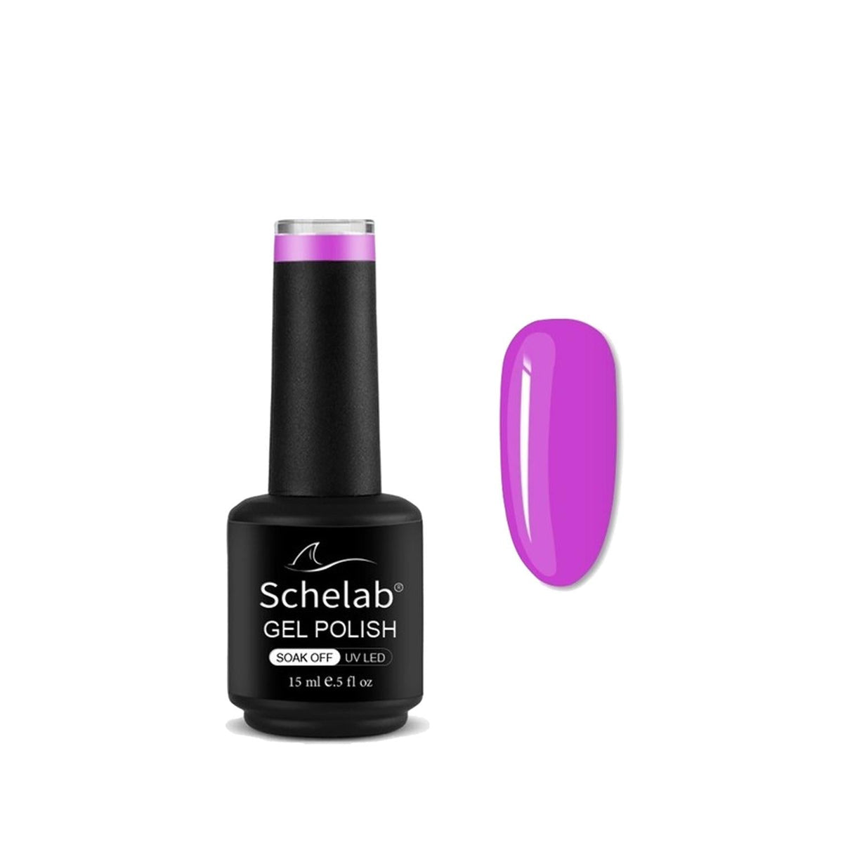 Schelab 3-Step Long-Lasting Gel Nail Polish Color 23 - 15ml, Salon-Quality Finish at Home