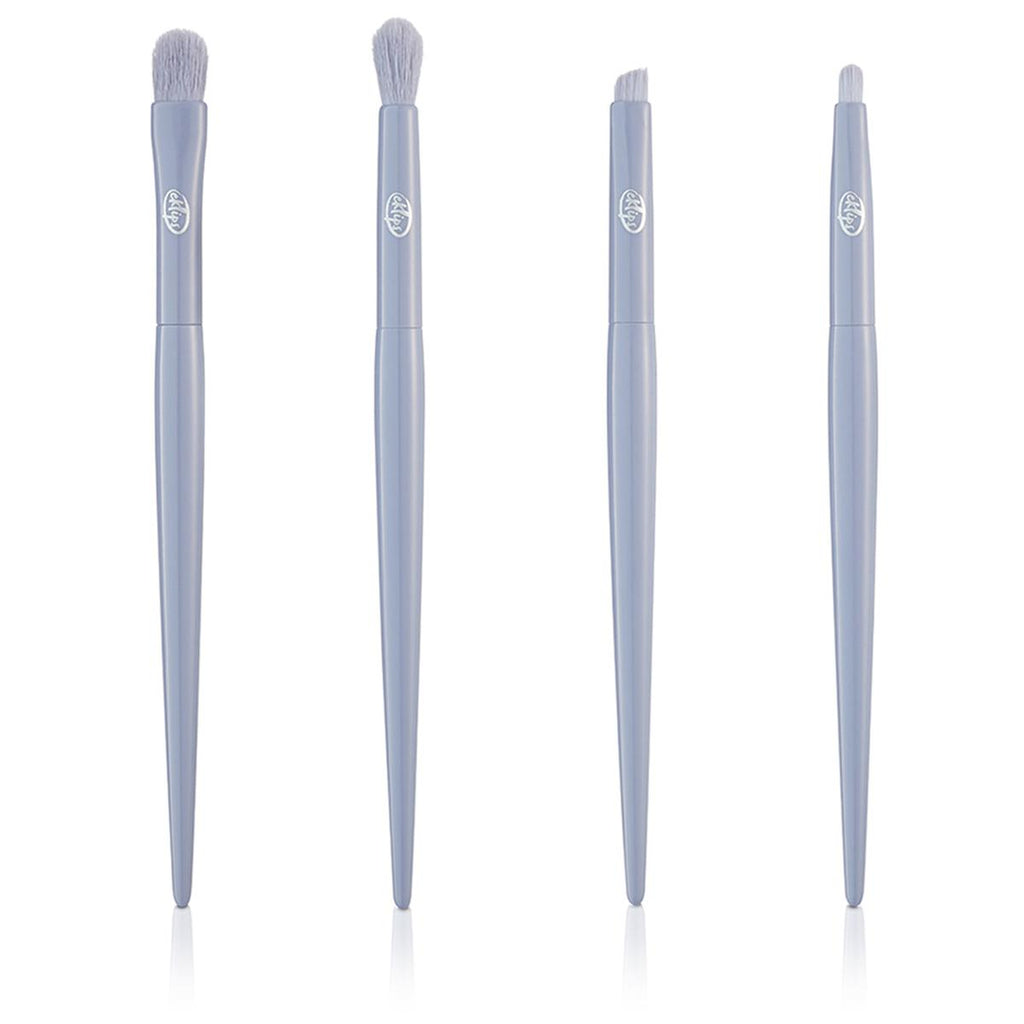 Eklips 4-Piece Synthetic Eye Makeup Brush Set for Professional Results