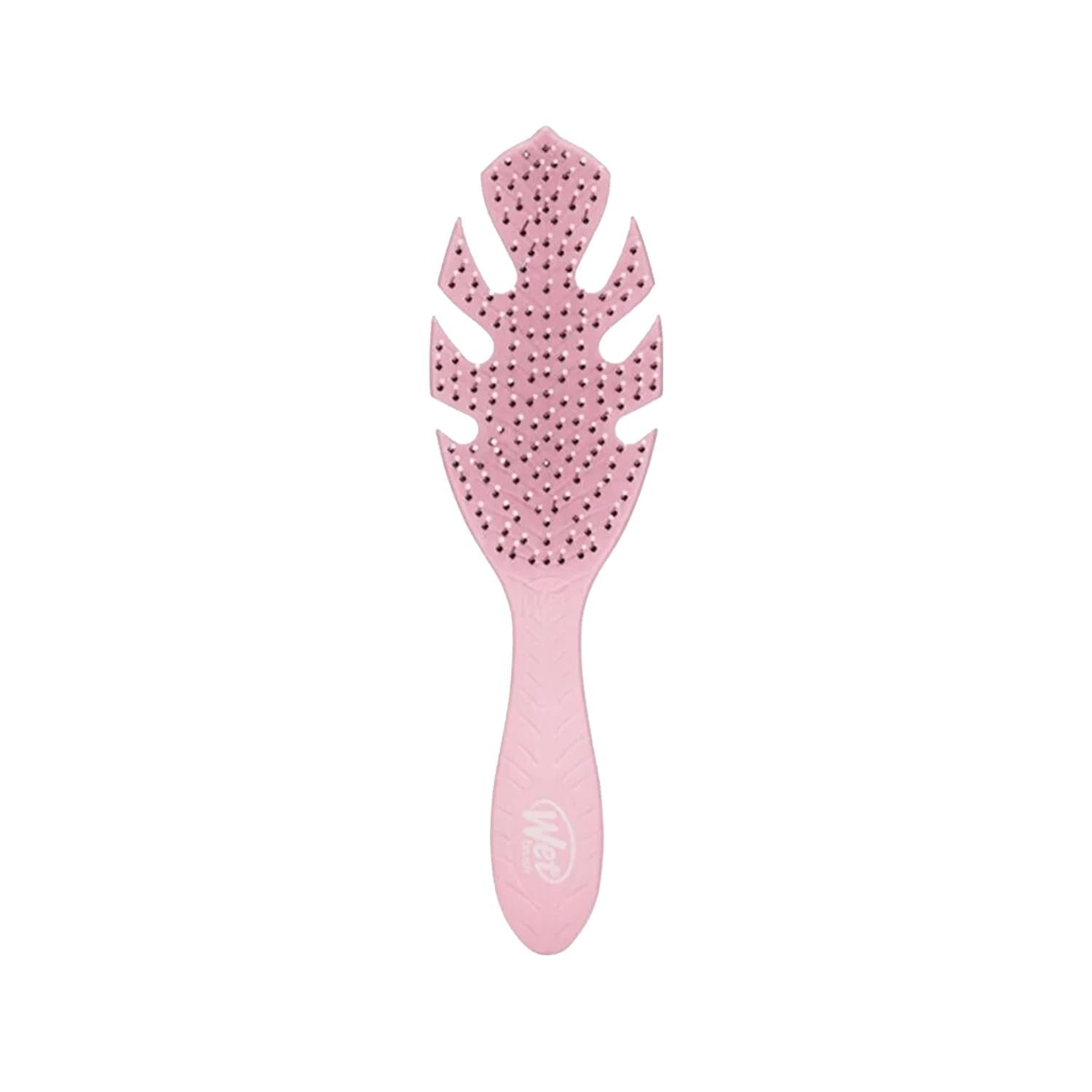 Wet Brush Go Green Detangler Hair Brush - Gentle Pink Hair Care Tool for Tangle-Free Hair