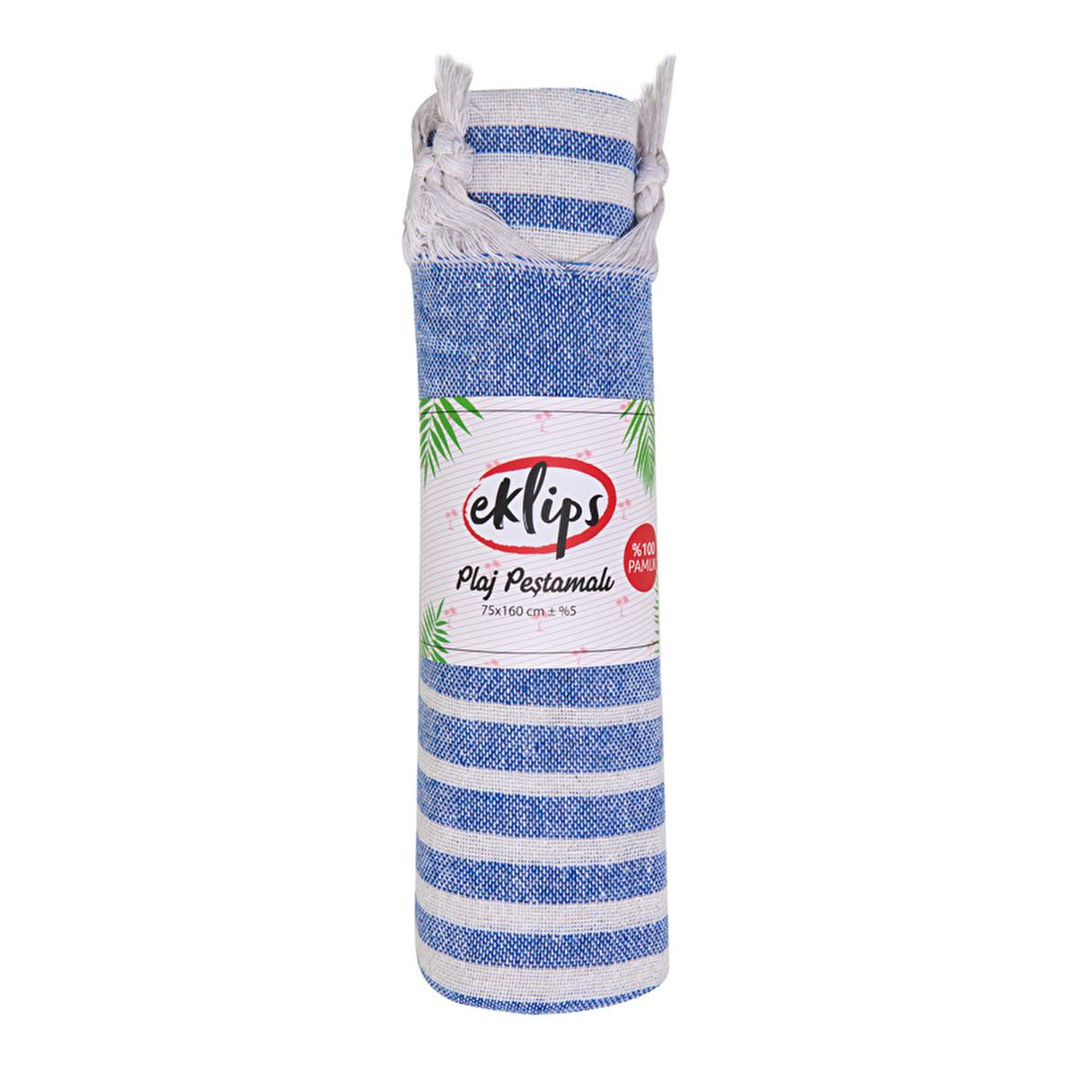 Eklips Turkish Towel Super Absorbent Quick Dry - Dark Blue Peshtamal Lightweight Beach, Bath, Travel, Gym - Elegant Design