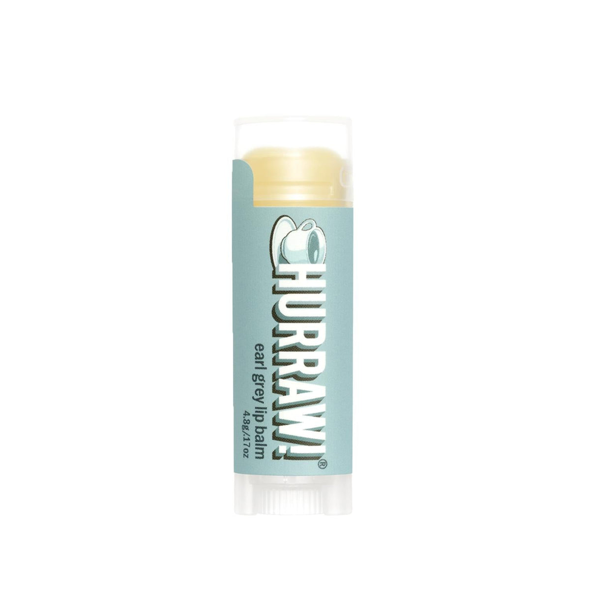 Hurraw Earl Grey Lip Balm - Natural, Organic, and Moisturizing Lip Care for Dry Lips - 4.8g