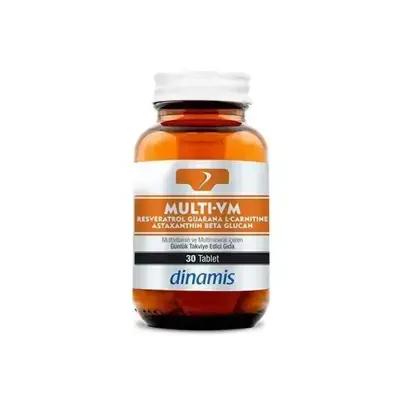 Dinamis Multi-Vitamin & Mineral for Adults - 30 Capsules, Comprehensive Nutrition