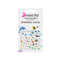 Nascita Blue Sea Nail Stickers - Easy DIY Nail Art Decoration for Beauty Enthusiasts
