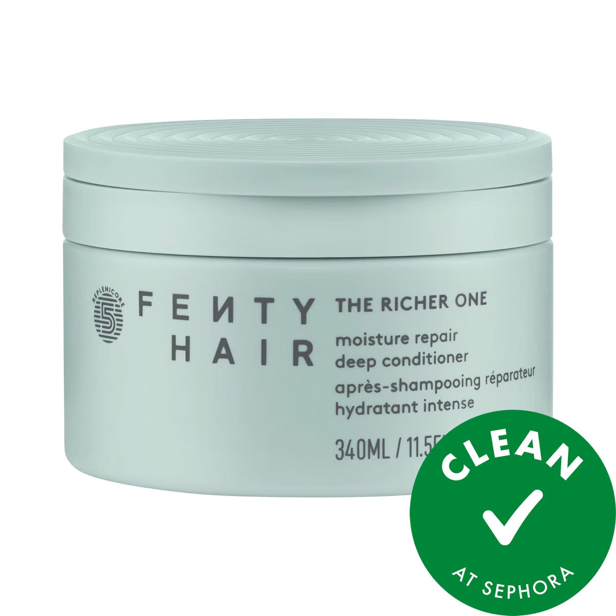 The Richer One by Fenty Beauty Moisture Repair Deep Conditioner for Dry Damaged Hair - Vegan, Gluten-Free, Cruelty-Free Hair Treatment