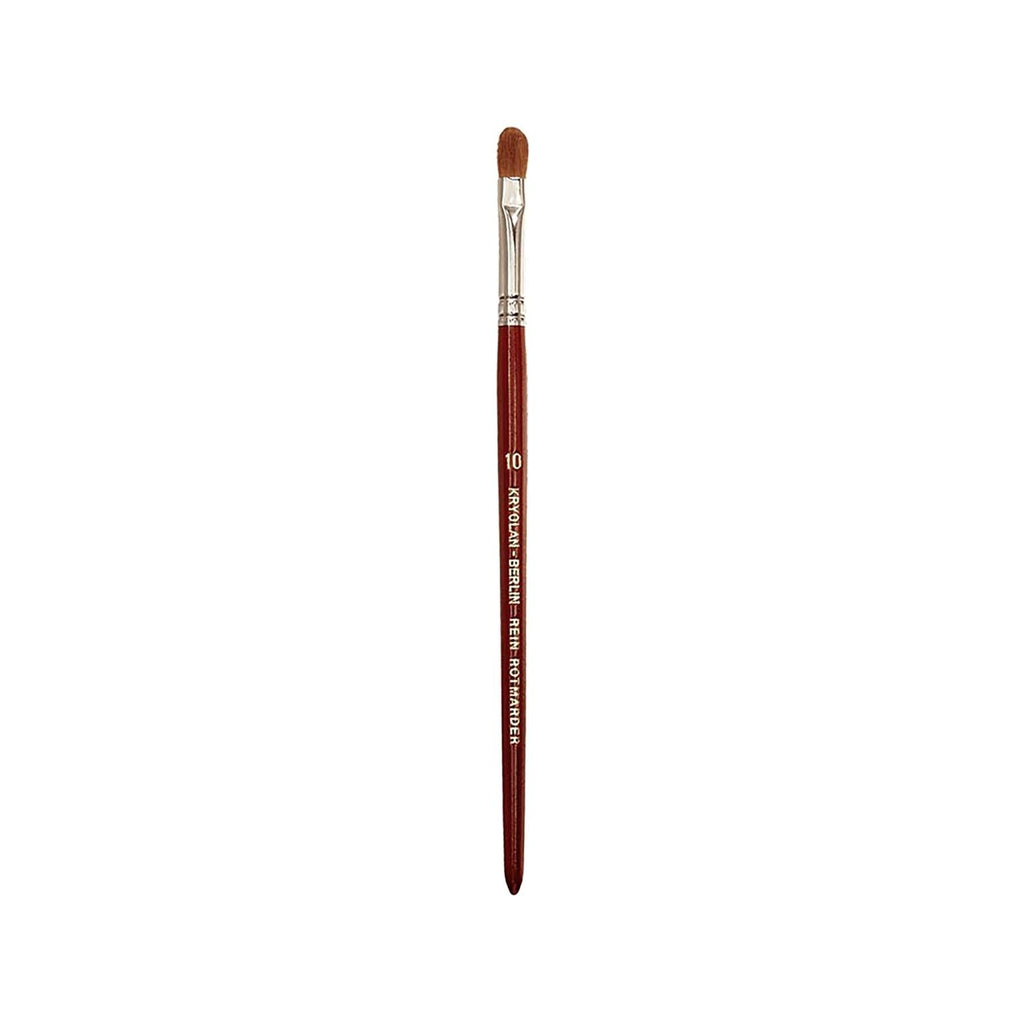 Kryolan Excellence Filbert Round Makeup Brush 10