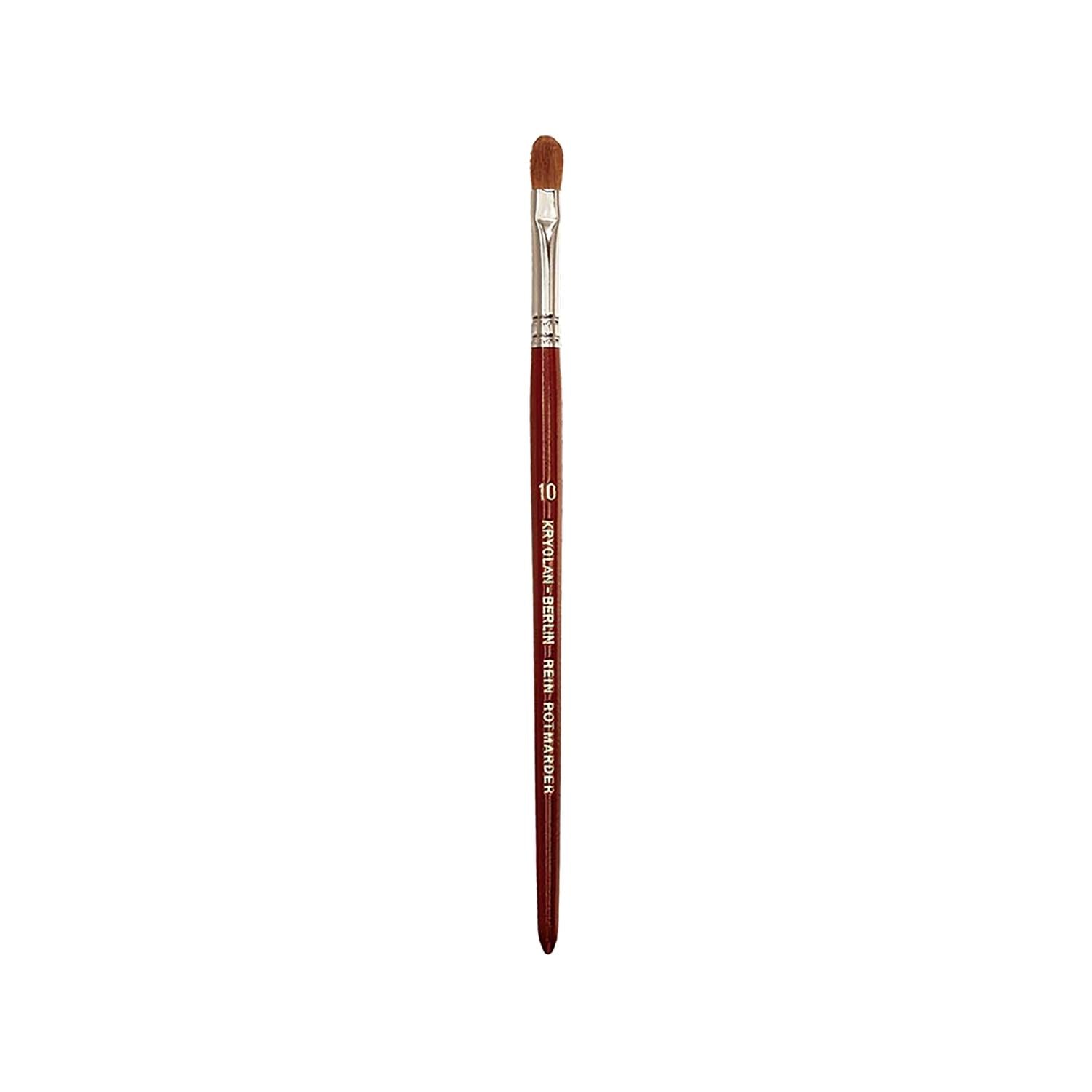 Kryolan Excellence Filbert Round Makeup Brush 10