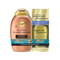 OGX Brazilian Keratin Shampoo & Argan Oil Set