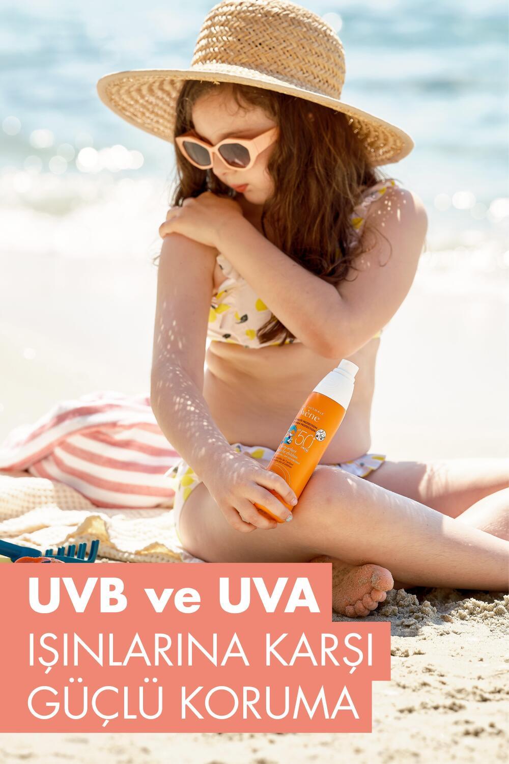 Avene Children's Sunscreen Spray SPF50+ - Water-Resistant, Hypoallergenic Sun Protection for Kids