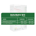 Delta Methyl B12 Plus: Fast-Absorbing Vitamin B12 Supplement Spray - Active Methylcobalamin, B6 & Herbal Sweetener