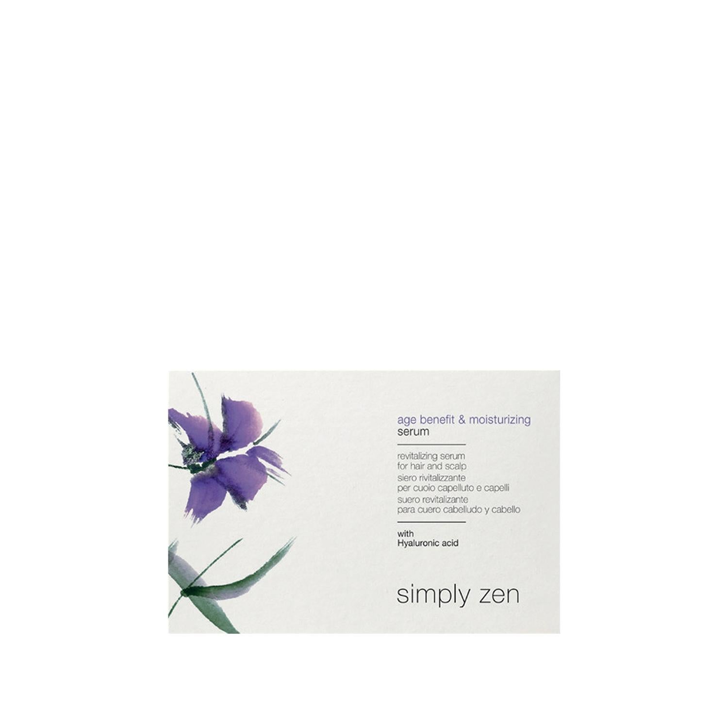 Simply Zen Age Benefit & Moisturizing Hair Serum: Revitalize Dry, Aging Hair with Intense Hydration & Professional Treatment
