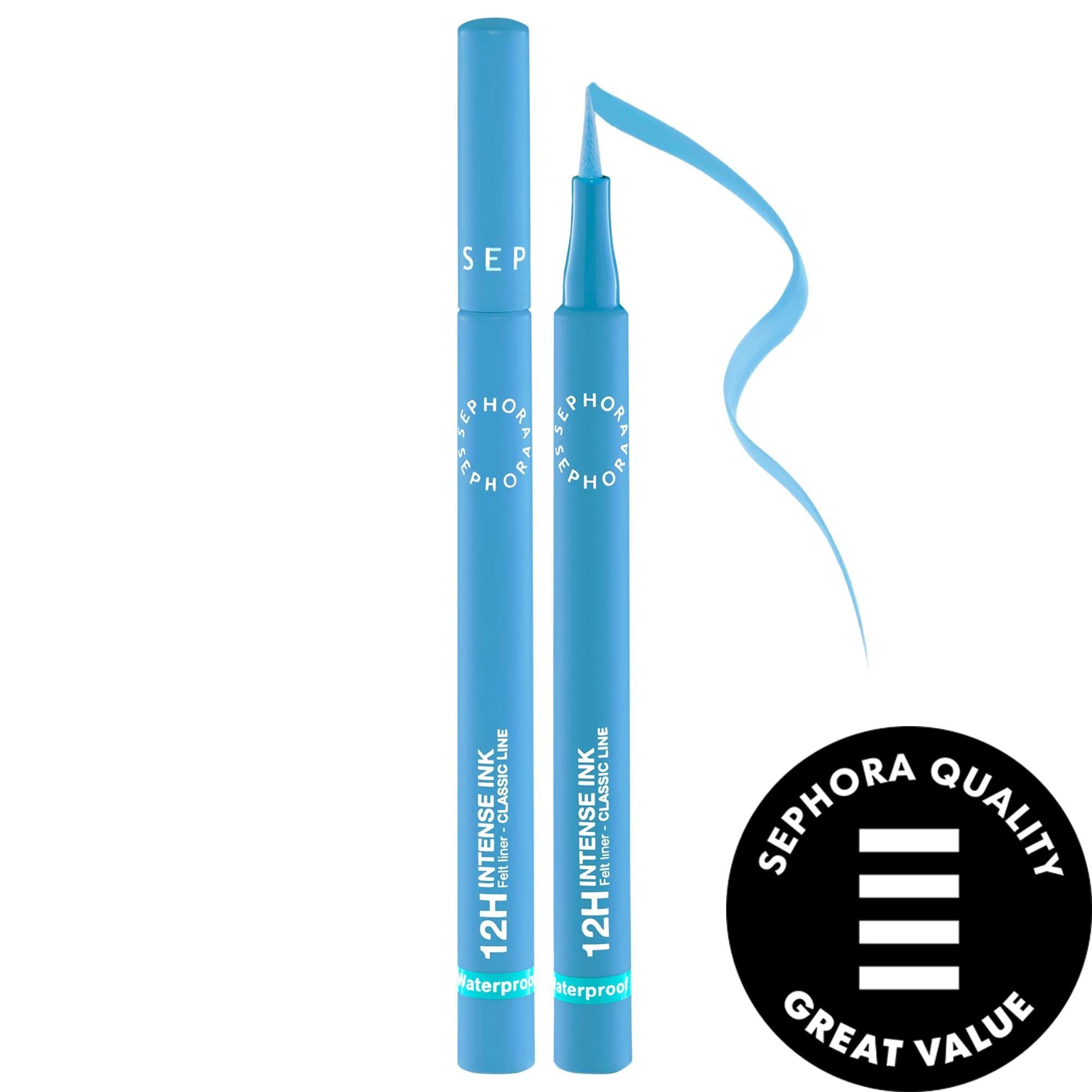 Intense Ink Waterproof Pencil Eyeliner - 12HR Long-Lasting, Vegan & Cruelty-Free Eye Makeup with Ultra-Pigmented Color