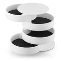 Eklips Jewelry Organizer - Compact 4-Compartment Storage for Earrings, Rings, Necklaces, and Bracelets