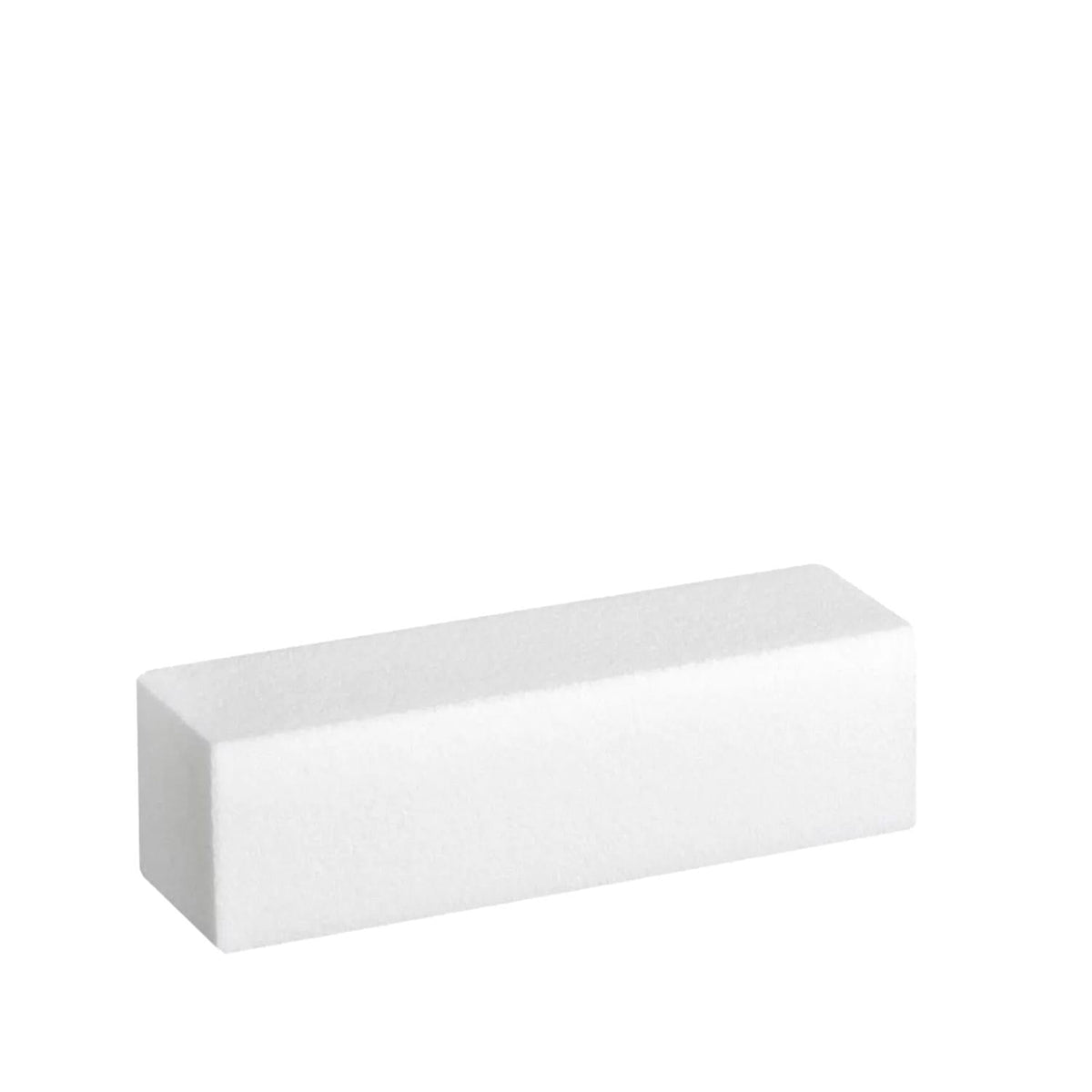 Claris Nail File Block Shape White C-47014 - Efficient Nail Shaping & Smoothing Tool for Manicure
