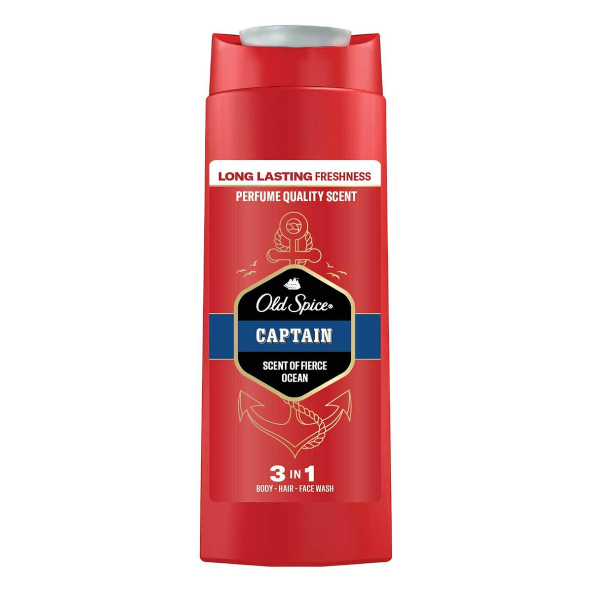 Old Spice Captain Shower Gel for Long-Lasting Freshness 90ml