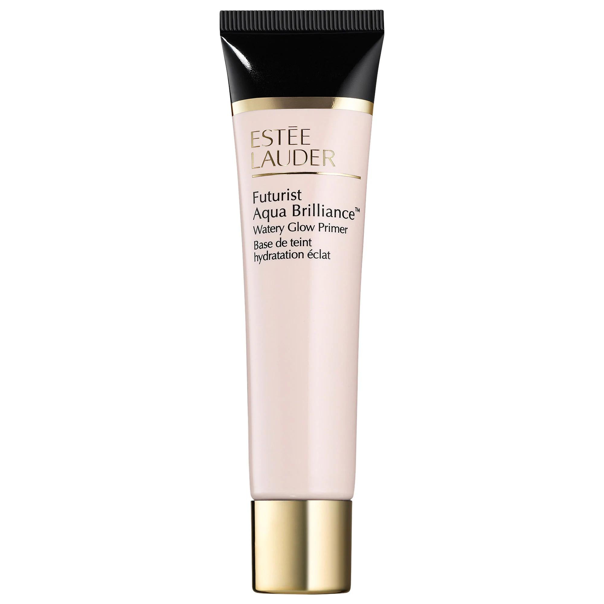 Futurist Aqua Brilliance: Hydrating Makeup Primer for Glowing Skin | Hyaluronic Acid & Glycerin Infused, Moisturizing Face Primer, Boost Radiance
