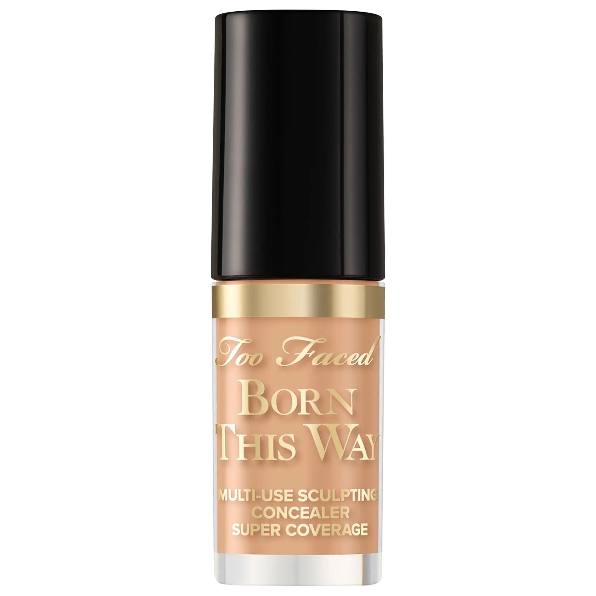 Born This Way Mini Full Coverage Multi-Use Concealer: Natural Finish, Hydrating, Vegan & Cruelty-Free for Contouring, Highlighting & Retouching