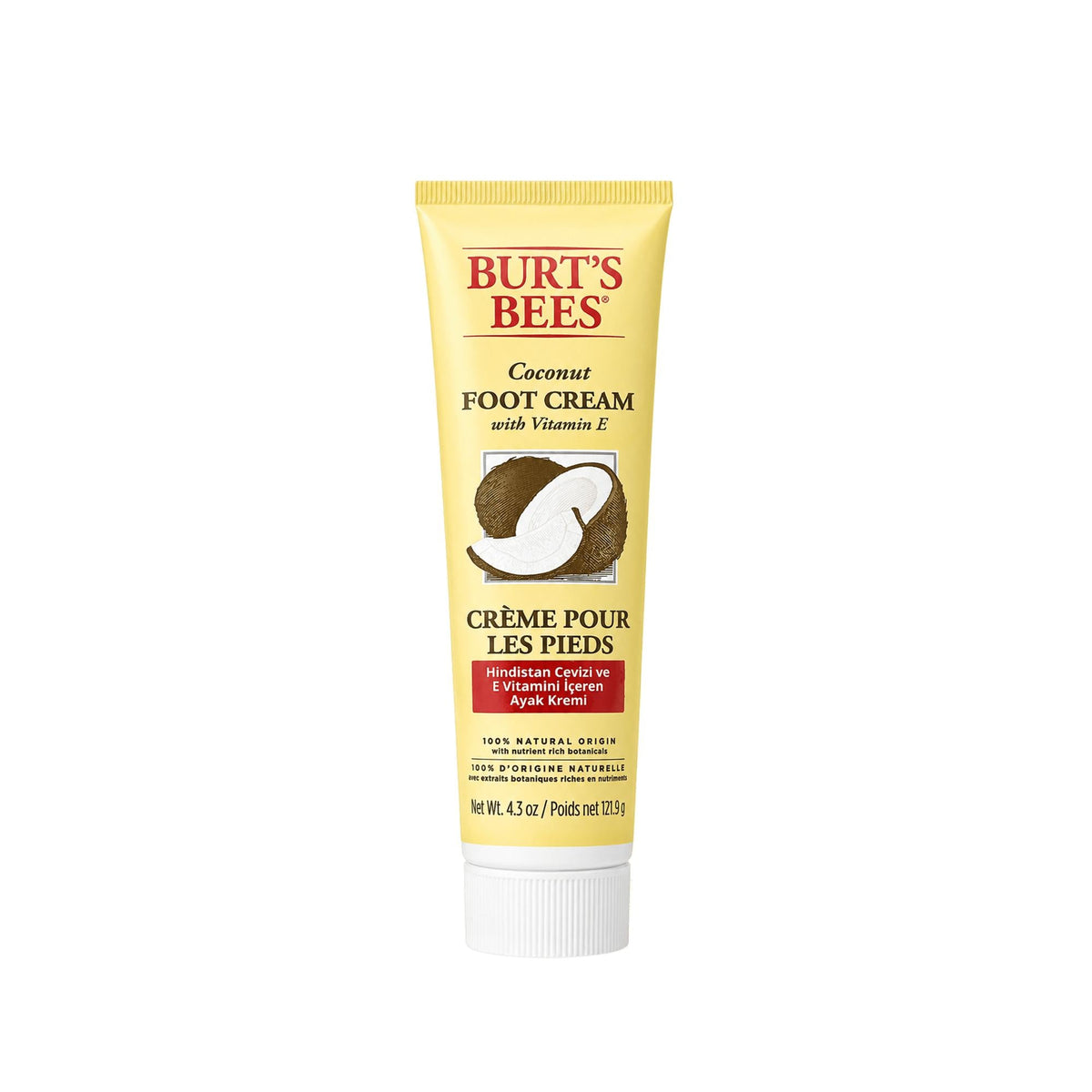 Burt's Bees Coconut Foot Cream with Vitamin E 120g