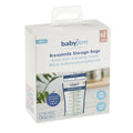 Babyjem Breast Milk Storage Bags - Sterile, BPA-Free, Airtight & Self-Standing - 25 Count