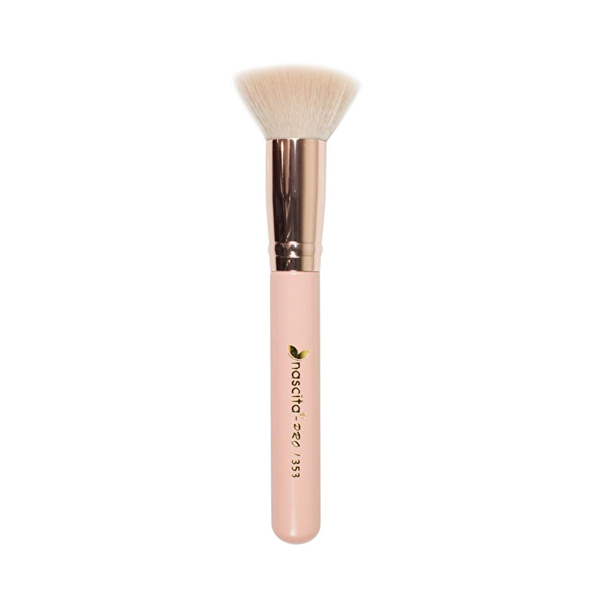 Nascita Soft Colors Kabuki Foundation Brush - Handmade, Soft Bristles for Smooth Makeup Application
