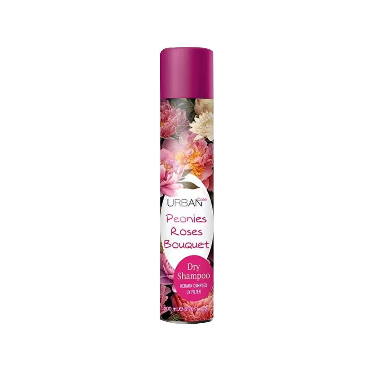 URBAN Care Peonies Roses Bouquet Dry Shampoo 200ml - Convenient Hair Refreshment