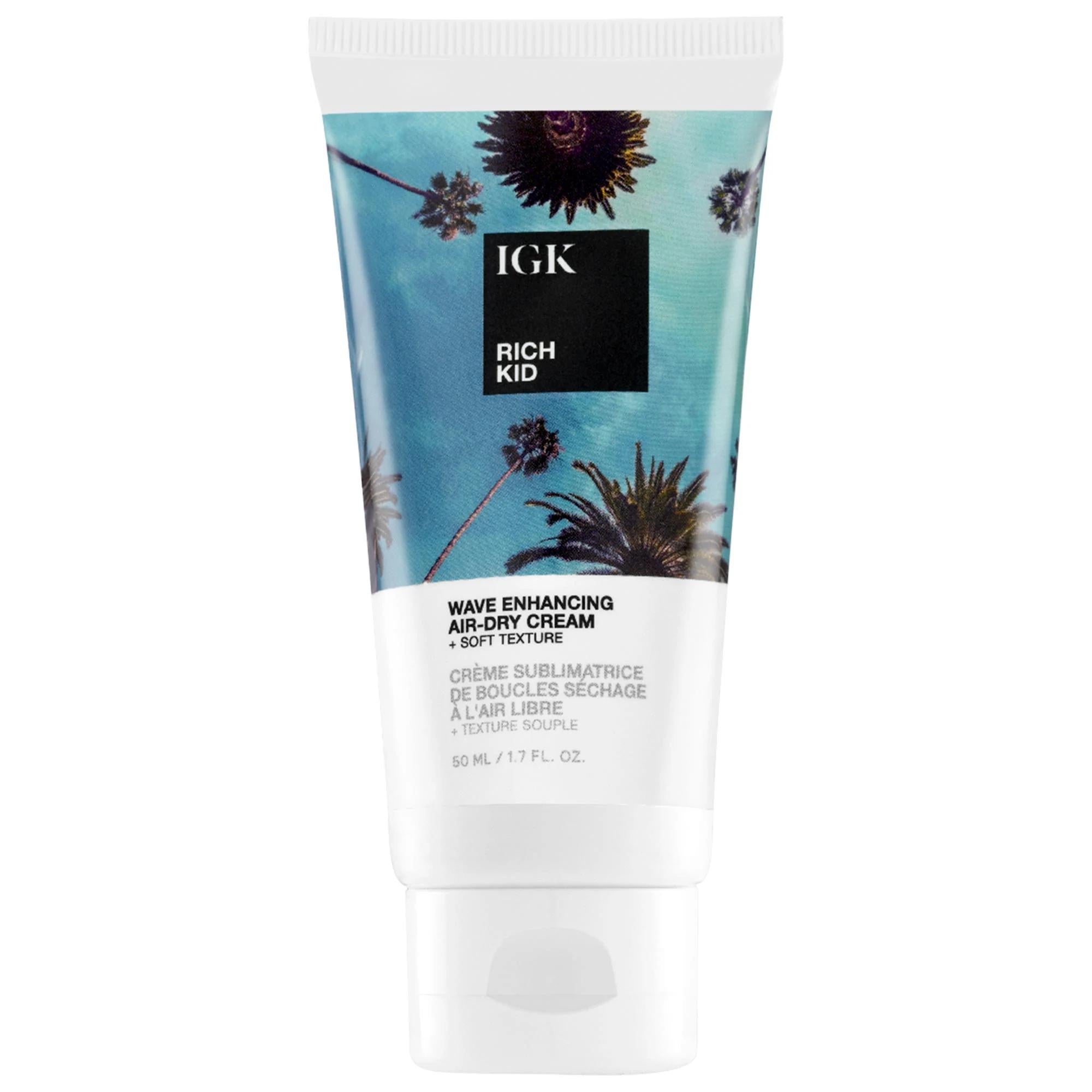 RICH KID Mini Coconut Oil Air-Dry Styling Cream: Frizz Control, Enhanced Natural Texture, Vegan & Cruelty-Free Hair Gel