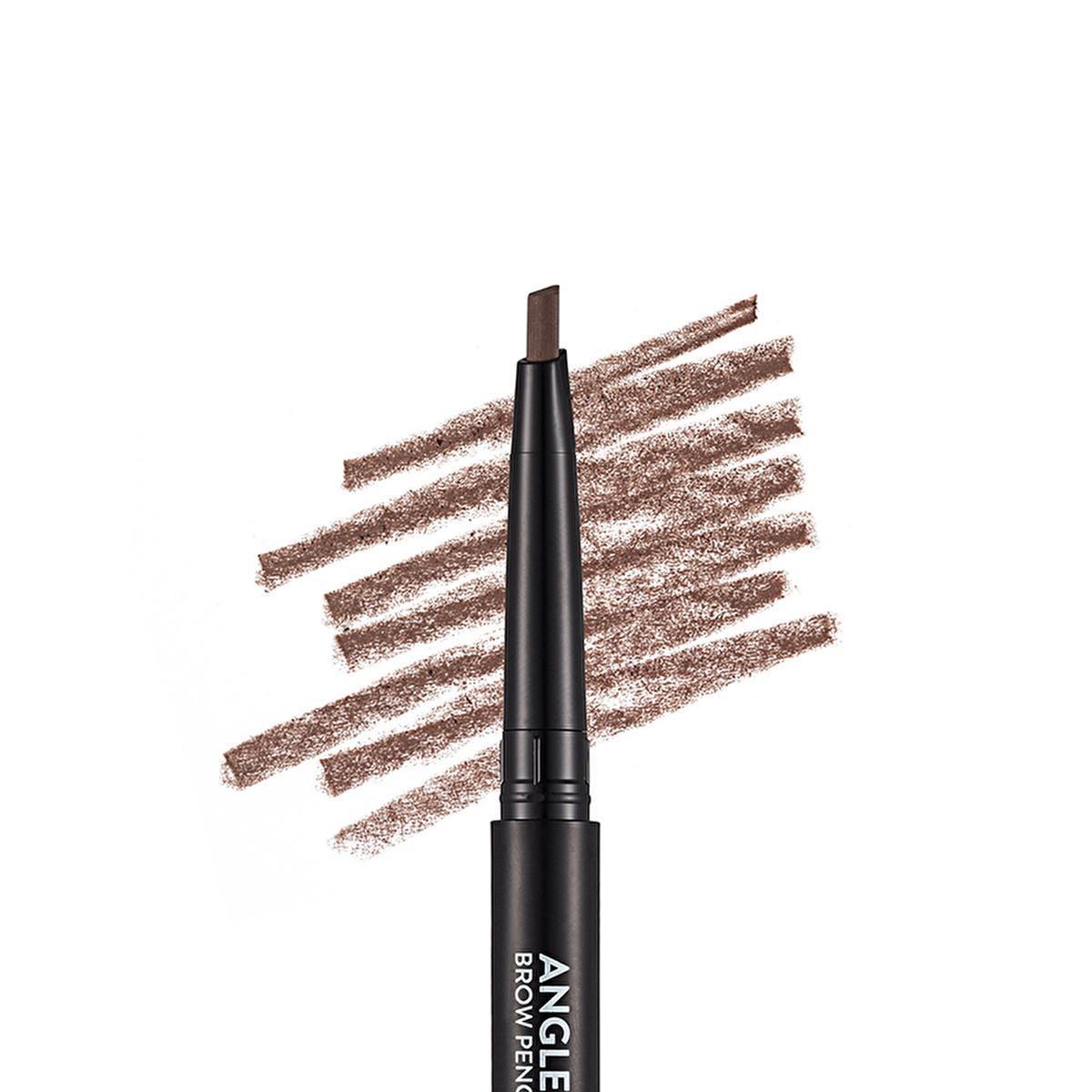Flormar Angled Eyebrow Pencil with Brush - Long-Lasting, Natural Definition for Precise Brows