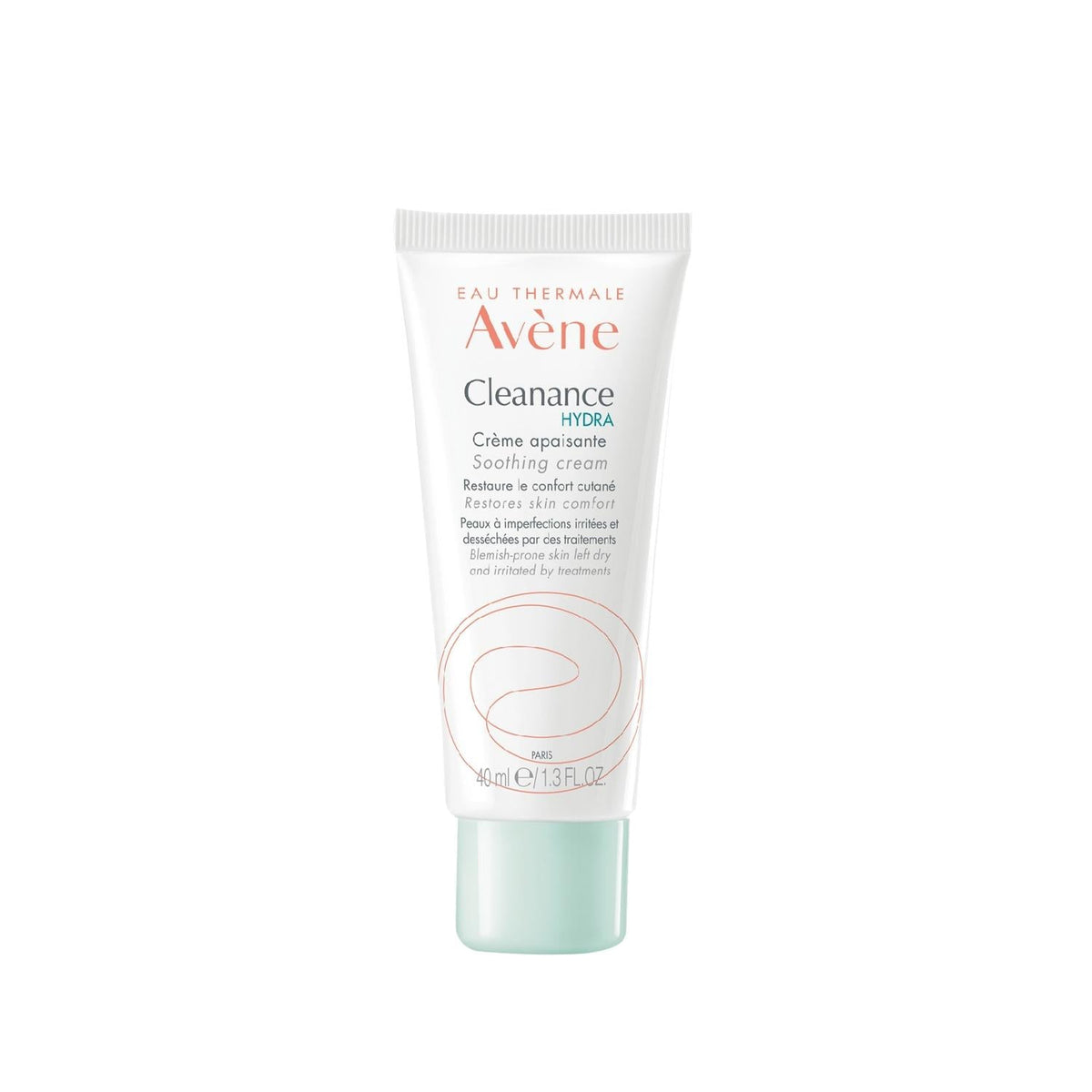Avene Cleanance Hydra Moisturizing Cream for Dry & Damaged Skin - 40ml Compact Size, Hydrating & Gentle