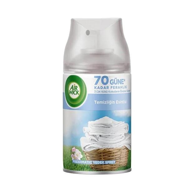 Air Wick Freshmatic Refill - Clean Linen Scent - Automatic Air Freshener Spray - Up to 70 Days of Freshness - Eliminate Odors