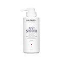 Goldwell Dualsenses Just Smooth 60Sec Smoothing Hair Mask - 16.91 fl oz, Quick Nourishing Treatment for Dry Damaged Hair