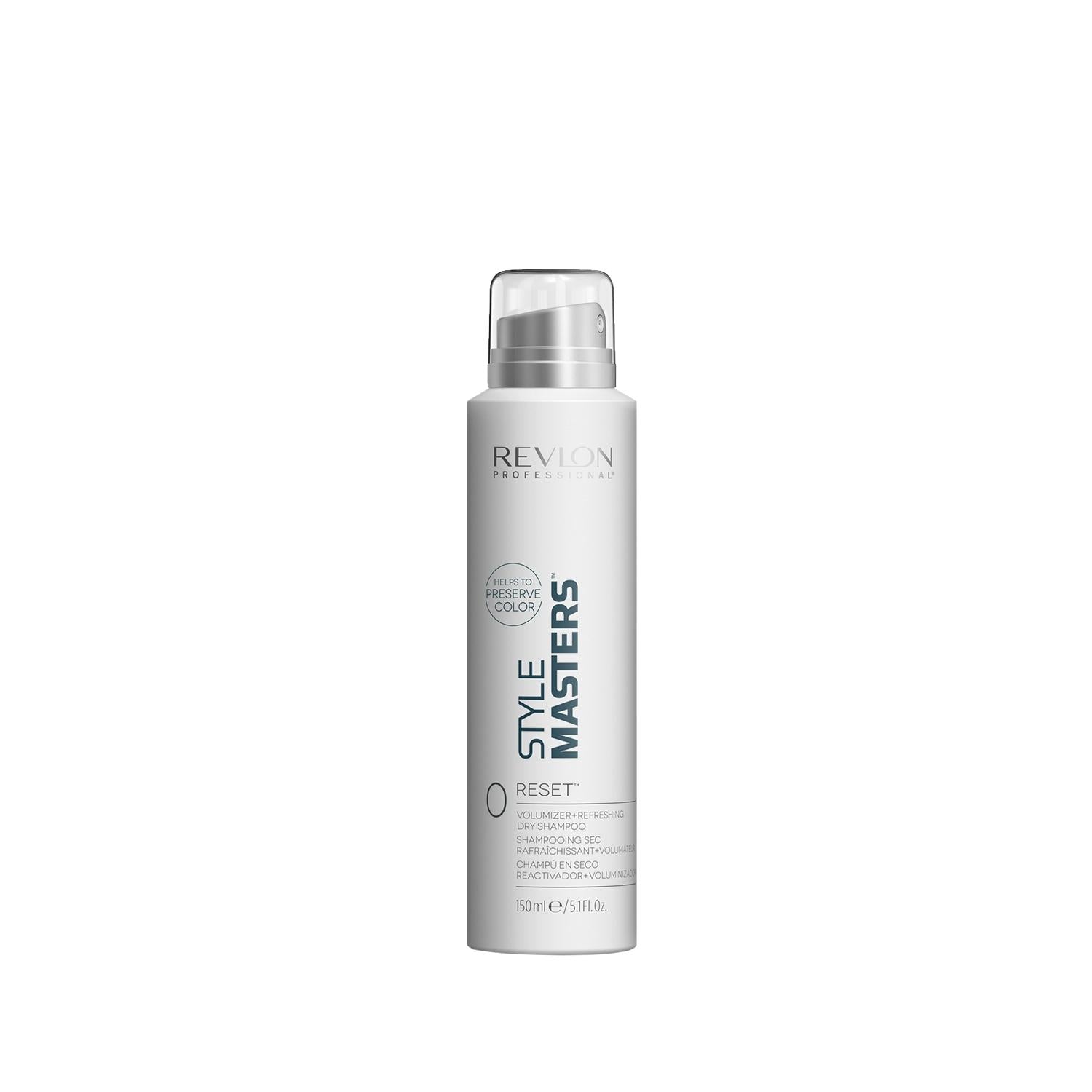 Revlon Style Masters Reset Dry Shampoo for Dry Hair - 150ml, Refresh and Revitalize Your Locks