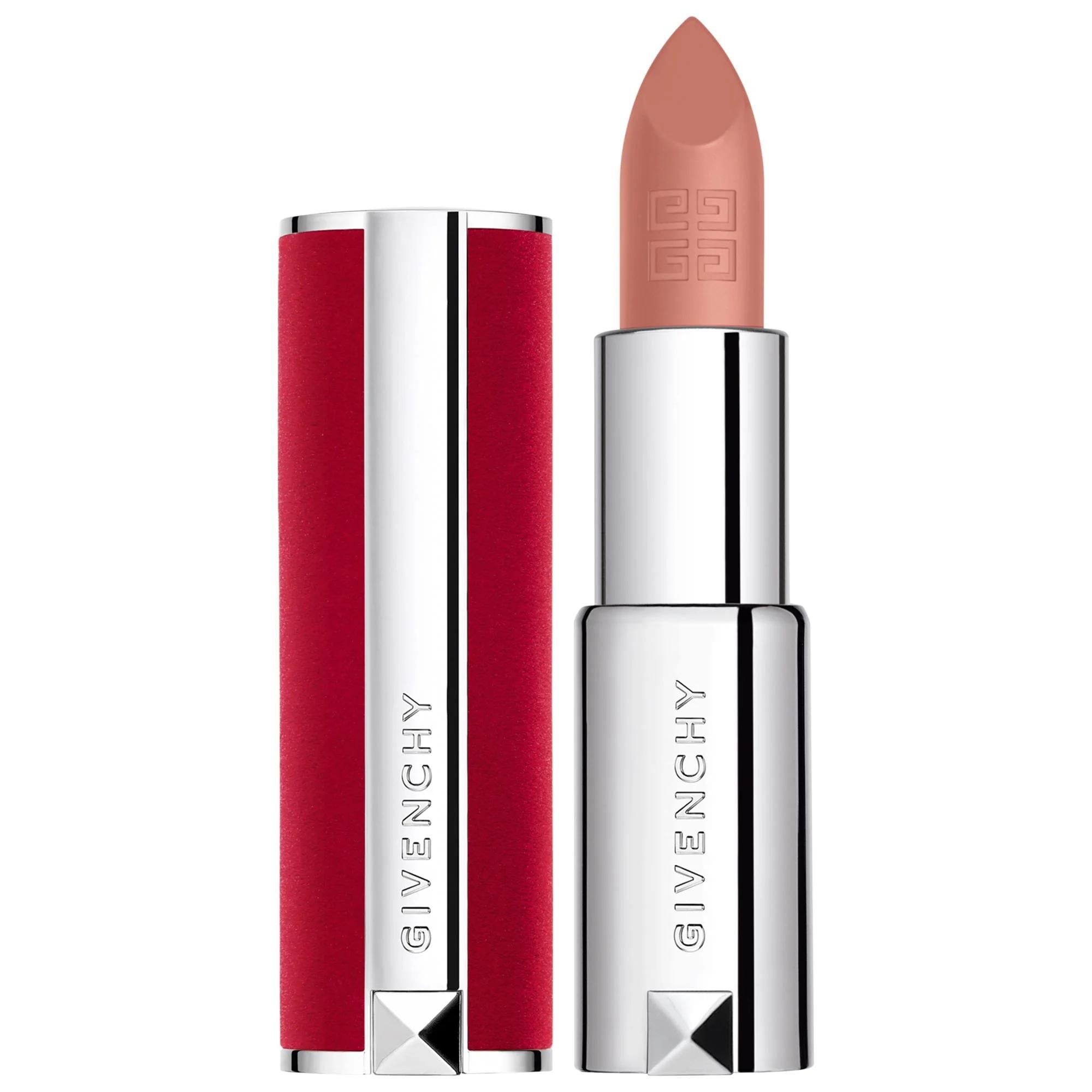 Le Rouge Deep Velvet Matte Lipstick - Long-Lasting Hydrating Lip Color with Wild Mango Butter