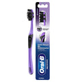 Oral-B 3DWhite Charcoal Toothbrush - Whiter Smile & Deep Cleaning | Plaque Removal - Medium Bristles for Gentle Oral Hygiene