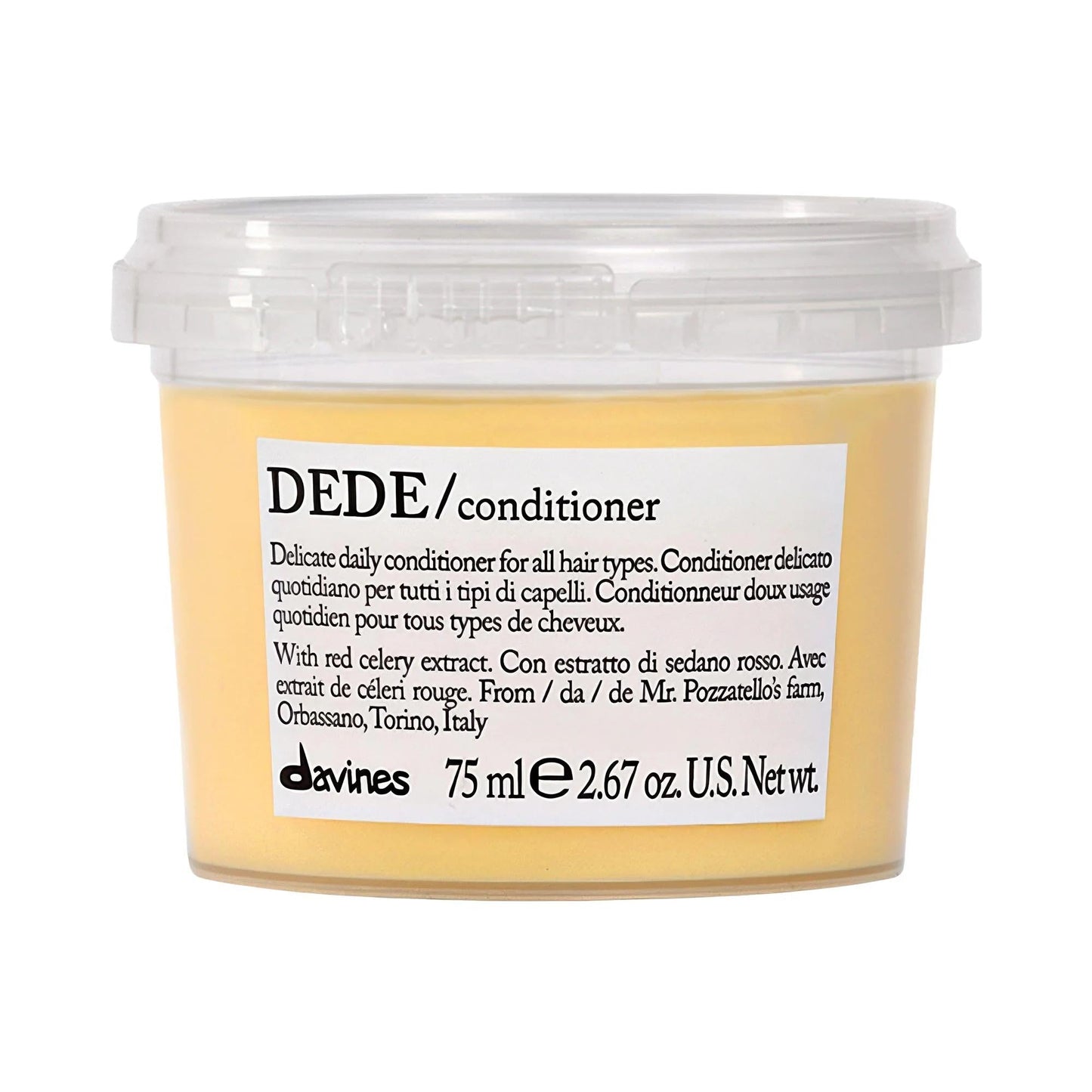 DEDE Delicate Daily Conditioner - Vegan, Lightweight Hair Conditioner for Daily Hydration
