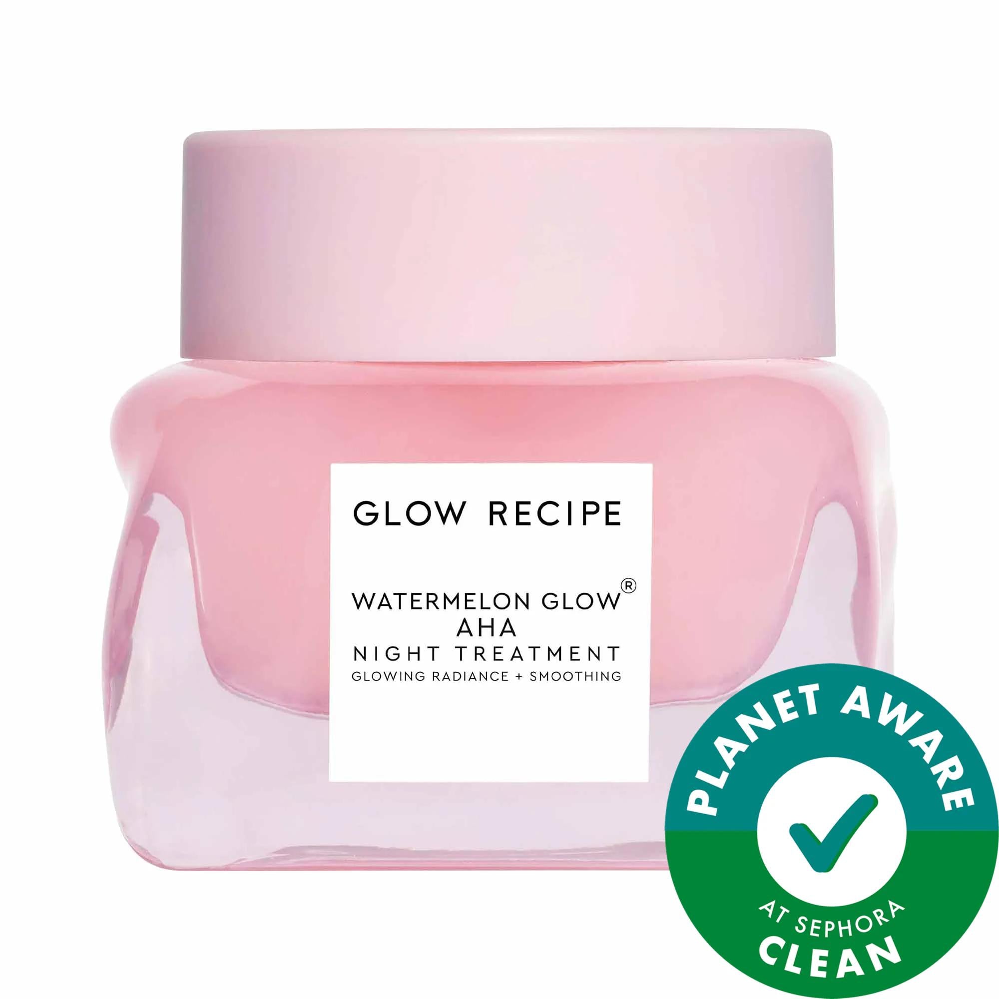 Watermelon Glow: AHA Night Treatment Mask - Exfoliate, Hydrate & Brighten for Smoother, Firmer Skin | Vegan & Cruelty-Free