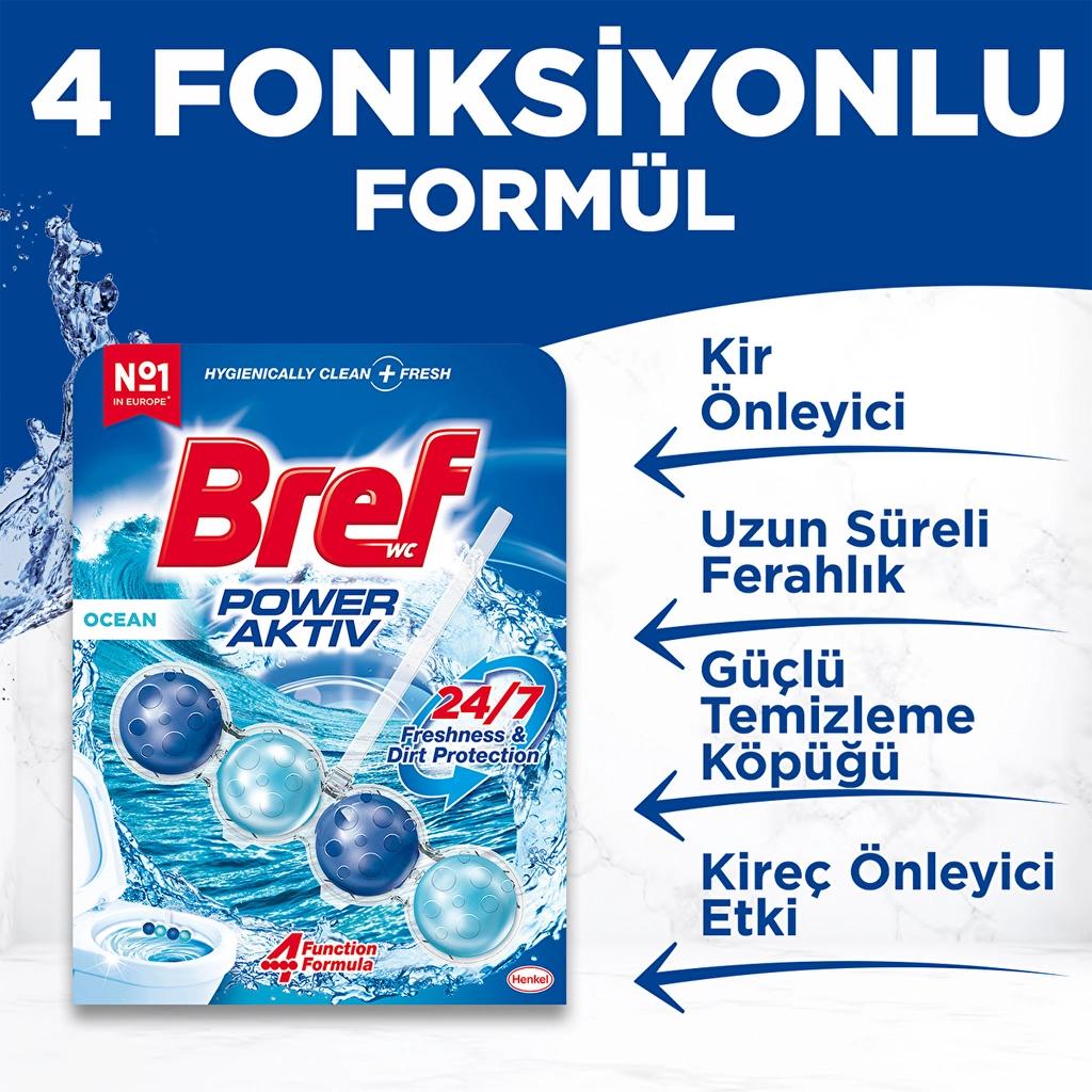 Bref Power Aktiv Ocean Toilet Rim Block Duopack 2 x 50g